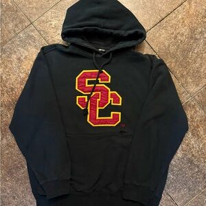 Black USC Logo Men's Hoodie